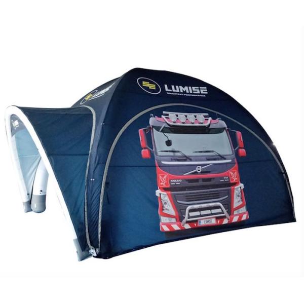 Lightweight Portable Oxford TPU X Inflatable Camping Tent 5MX5M Custom Canopy