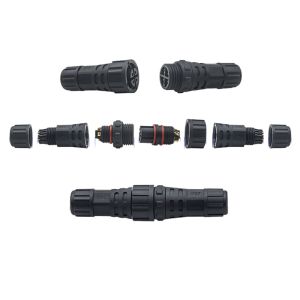 Plastic Overmolded Waterproof Cable Assemblies 6Ft Length Self Lock Style