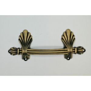 Antique Brass Color Shell Design Metal Coffin Handle High Quality Accessories