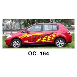 Cheap PVC Personalised Custom Car Body Sticker QC-164H for sale