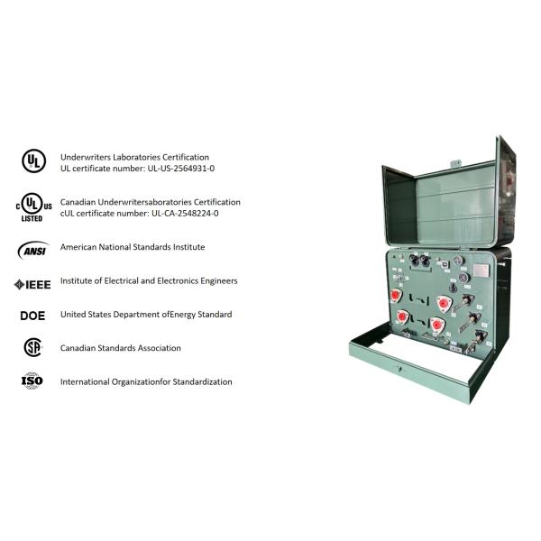 Residential Pad mounted Transformer Single Phase 25Kva 6.6KV To 120V Dual Windings Electric Power Distribution Transformer UL Listed Price