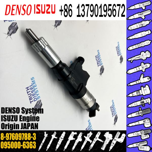 Rail Inyectores Diesel Injector 095000-6363 6360 8-97609788-3 For Denso Isuzu