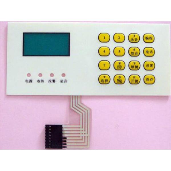 Quality Custom 3m Adhesive Tactile Membrane Switch Remote Control Keyboard Panel wholesale