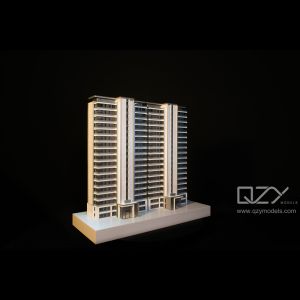 LWK 3D Skyscraper Architecture Structural Model 1/100 Hangzhou Zhonghai