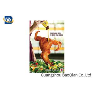 CMYK Offset Printing Posters 3d Lenticulares Food / Drinking Advertising
