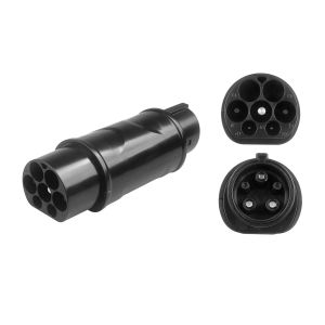 32A Single Phase EVSE Adapter Type 2 To Type 1 J1772 To IEC62196 Adapter