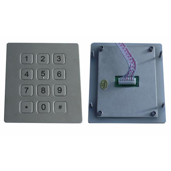 Quality Dot matrix flexible programmble durable Metal Keypad , usb numeric keypads wholesale