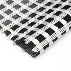 Composite Biaxial Fiberglass Geogrid With Nonwoven Geotextile For Soil