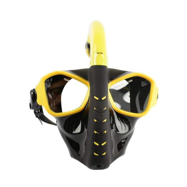 Wide View Snorkeling Anti Fog Glasses Non Slip With Tempered Glass Lens