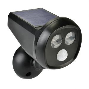 DIM HIGH Modes 3.7V 2000mAh 9W Solar Motion Sensor Wall Light IP65