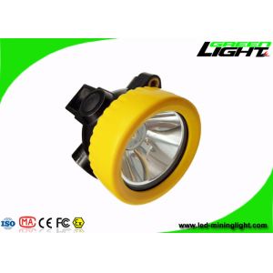 IP68 Waterproof Miners Cap Lamps Cordless 5000lux Brightness Small Size PC