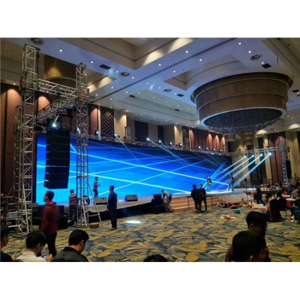 1000 Nits P3.91 412dos/sqm Indoor Rental LED Display 16 Bits