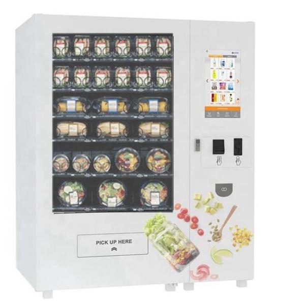 Quality Touch Screen Refrigerated Salad Vending Machine wholesale
