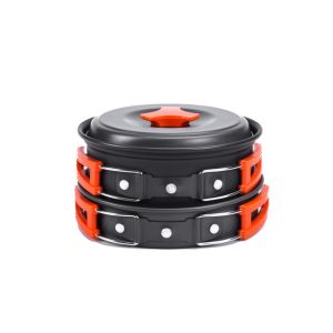 Lightweight Portable Outdoor Cooking Set For 2 People Activities