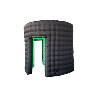 Pop Up Photo Booth Enclosure LED Inflatabl Booth Customized Size 3*2.7 M