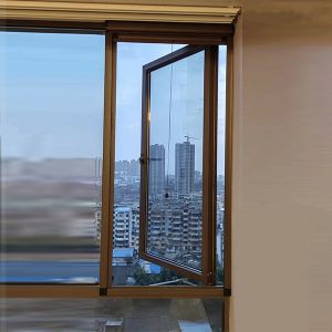 Smart Home Black Retractable Screen Door Systems Insect Screens