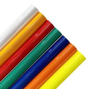 PET Material Reflective Film Prismatic Reflective Sheeting For Safety Signs