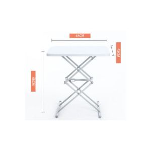 Manual Height Adjustable 2 Legs Standing Desk for Custom Small Home Office