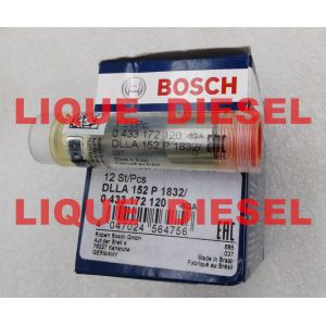 China BOSCH Common Rail Fuel Nozzle 0433172120 , DLLA152P1832 , 0 433 172 120 , DLLA 152 P 1832 on sale