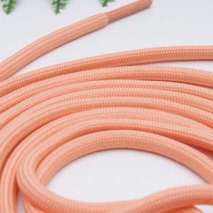 Grey Pink Double Braid Nylon Yacht Rope 5mm Polyester Cord In Bulk