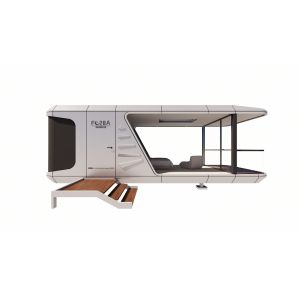 28 M² Space Capsule House For Living With Galvanlized Steel Frame