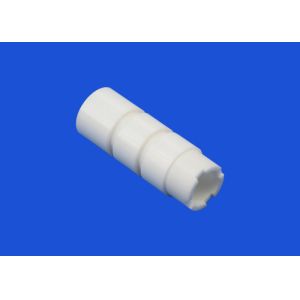 Thick Zirconia Ceramic Threaded Rod With Internal Thread Machined