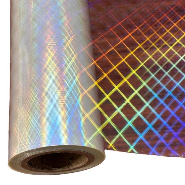 Quality Soft Hardness Transparent Holographic Film For Small Grid Packaging wholesale