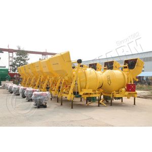 Small Diesel Concrete Mixer Machine JZR500 Concrete Mixer With 25m3/H