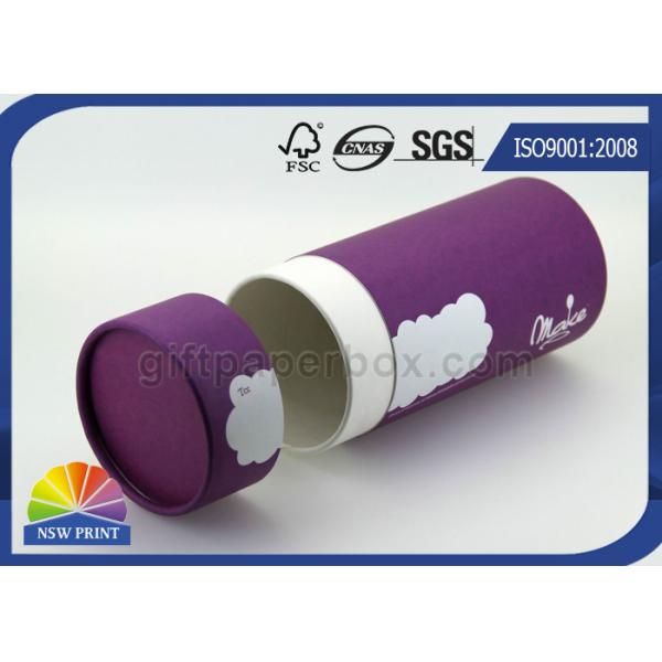 Quality Custom Paperboard Paper Packaging Tube , Fancy Round Paper Can Container wholesale