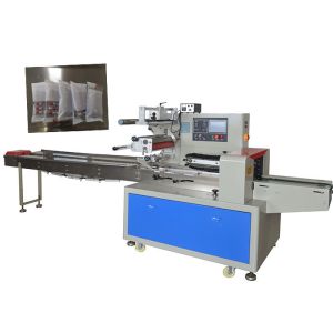 Cheap Steel Flow Packing Machine , Medical Packaging Machine Beautiful Tablet Package for sale