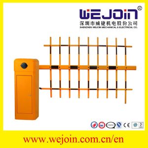 Folding Boom Gate Intelligent Barrier 6m Max Boom Length 220V Manual Release