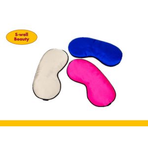 Cheap Top seller custom with client's logo silk travel eye mask for eyes relaxing and sleeping for sale