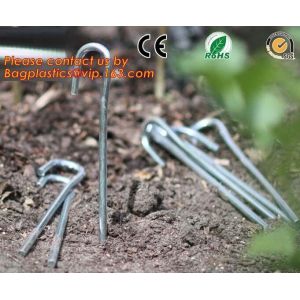 100 Pieces Anti Grass Turf Nails Mulching Cloth Gardening Plastic Holder Tools