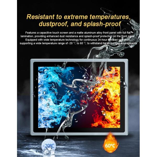 21.5 Inch Industrial Capacitive Touch Screen Panel Pc With Win10 Ip65 Waterproof Vesa Mount Embedded Industry Monitor