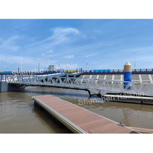 Marine Aluminum Floating Dock WPC Decking Finger Dock Float Dock Pontoon