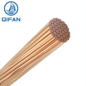 Aac All Aluminum Conductor 10 AWG 8 AWG 6 AWG Bcc Stranded Bare Copper Conductor