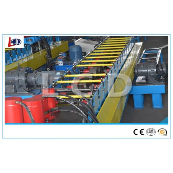 Multi Function Metal Stud Roll Forming Machine Chain Driven 12m / Min Capacity
