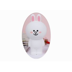 Large 3D Cony Silicone Pencil Case Creative Animal Pencil Bags For Storage