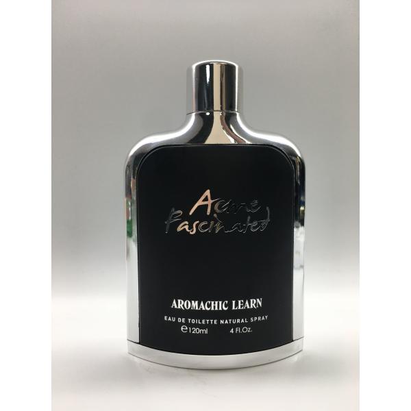Quality 120ml Flat Shape Luxury Perfume Bottles Black Color Silver Metal Frame OEM wholesale