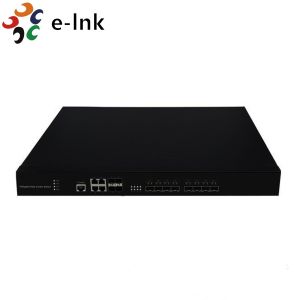 LNK-M8G4E 16-Port Gigabit Switch with 10G SFP+ Ports Non-Blocking Switching