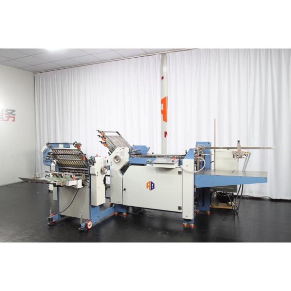 Quality Commercial Leaflet Paper Folding Machine With Touch Screen Control Interface wholesale