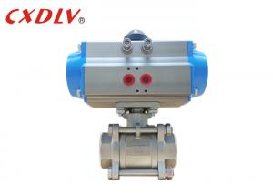 Cheap Two Way Stainless Steel 304 Pneumatic Control Valve with Actuator for Water for sale
