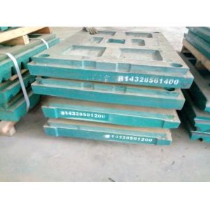 High Manganese Steel Jaw Plate for C105 C106 Crusher Color Mn18Cr2 Crushing