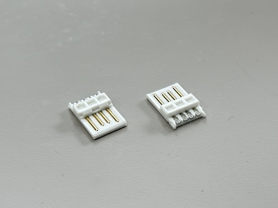 High-Performance USB 2.0 AM Solder-Type Connector | White Gold-Flash Terminal | Eco-Enhanced Housing | Precision Cable Connector