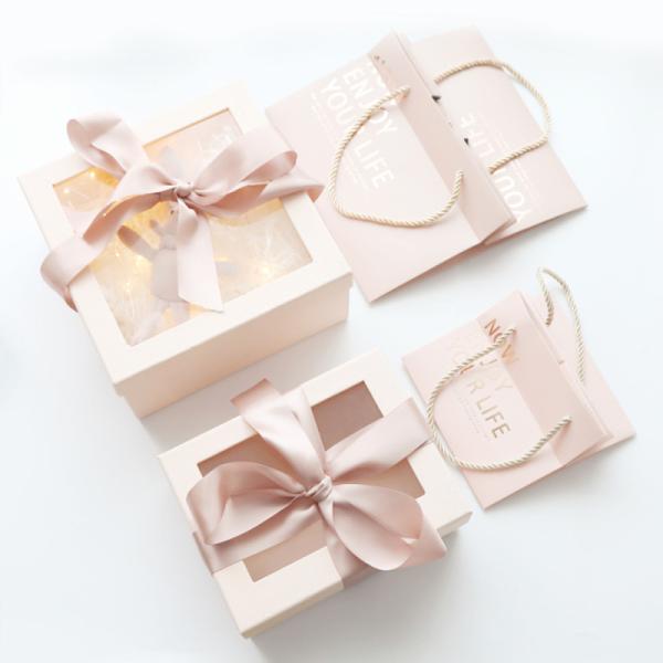 Quality 20*12cm Cardboard Flower Presentation Boxes With Lids UV Varnish wholesale