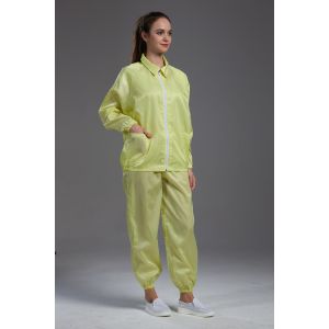 Anti Static ESD Garment Resuable Class1000 cleanroom jacket and pants muticolor