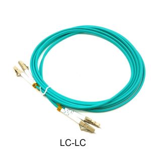 FTTH Normal Fiber Optic Patch Cable Multimode Duplex Om3 Om4 LC Sc FC St Fiber