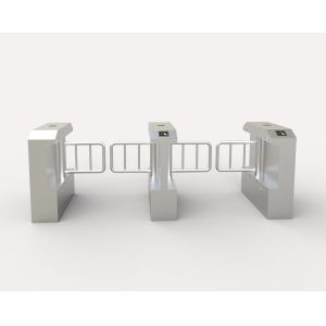 OEM ODM Fingerprint Access Control Supermarket Entrance Turnstile IP54