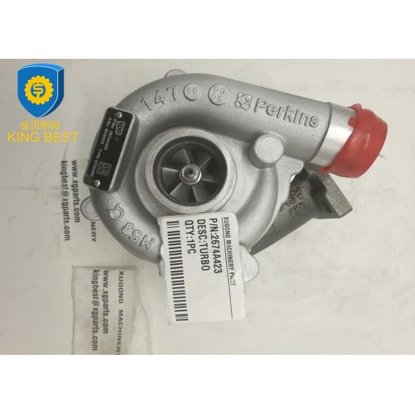Quality 3.3L Excavator Auto Turbocharger , High Performance Petrol Turbocharger 2674A423 wholesale