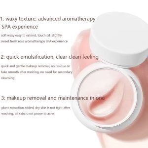 Private Label Rose Cleansing Balm Customizable Makeup Removing Cream Eyelash
